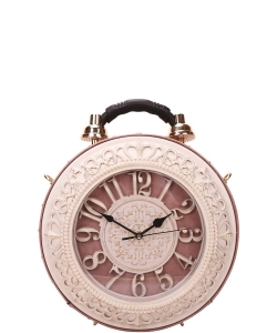 Real Alarm Clock Vintage Women Crossbody Bag 2020-1 Tan